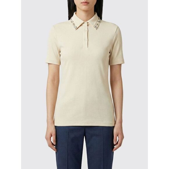Fabiana Filippi Polo Shirt Woman Beige